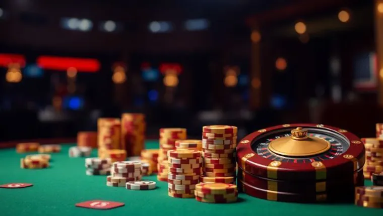 Poker chips and cards representing strategic game selection at 365taya